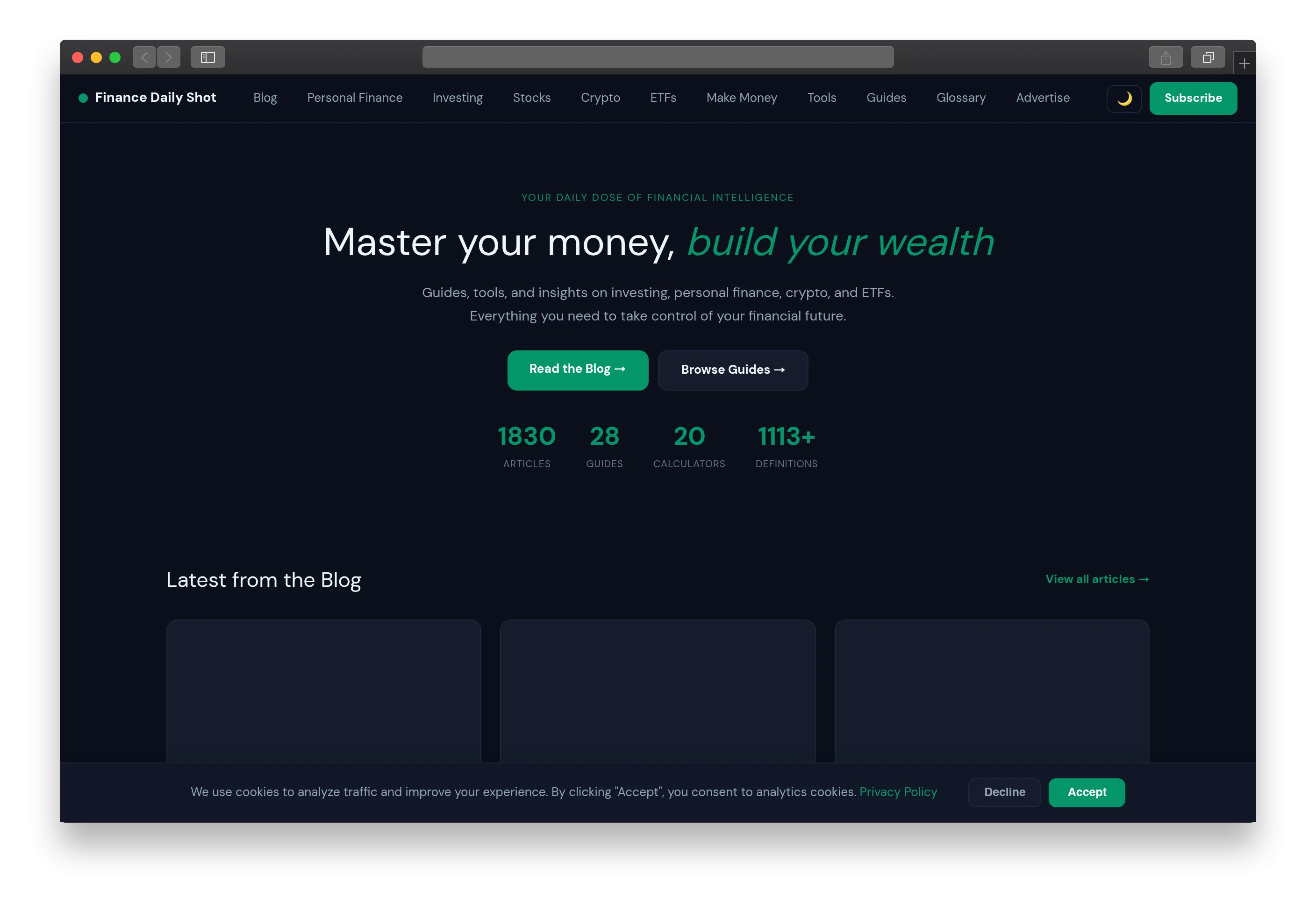 Finance Daily Shot