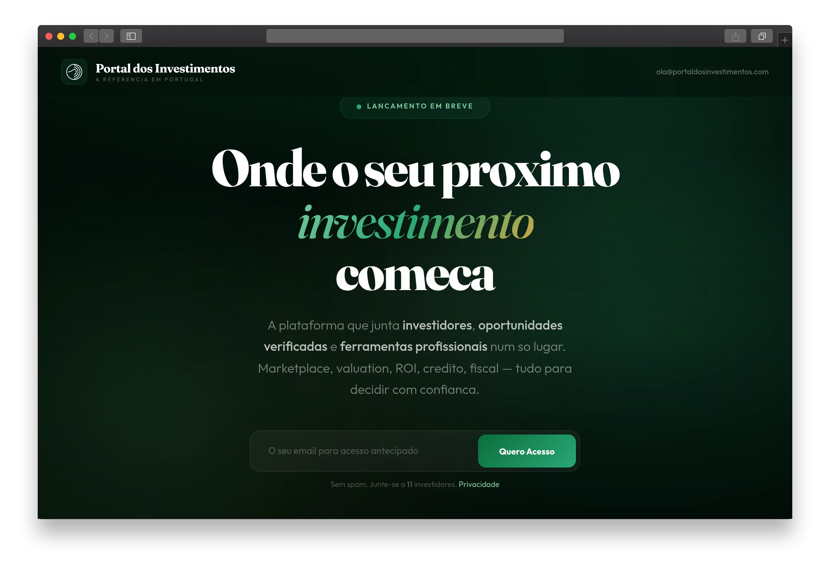 Portal dos Investimentos